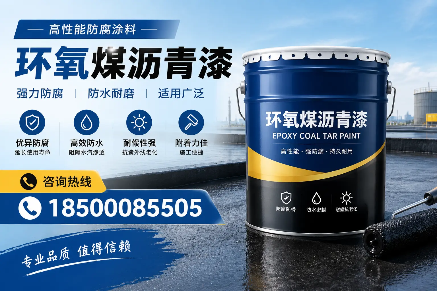 环氧煤沥青漆的主要成分与功能,大同用户深度了解