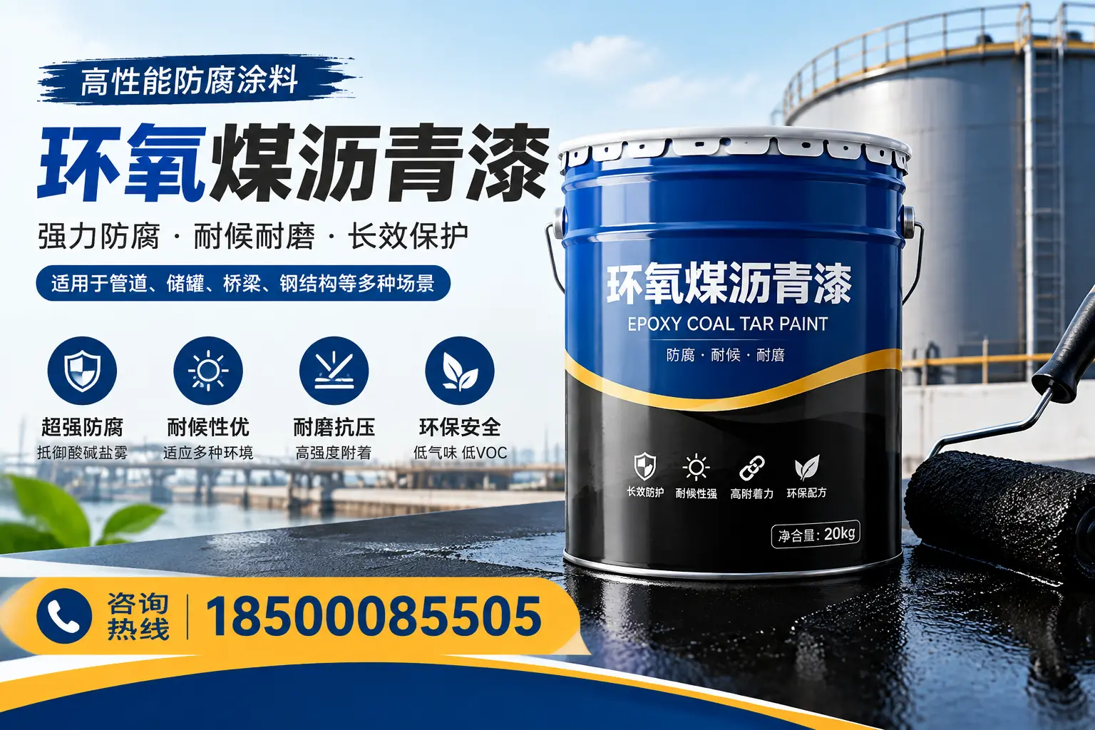 环氧煤沥青漆的施工步骤详解，大同装修必备知识